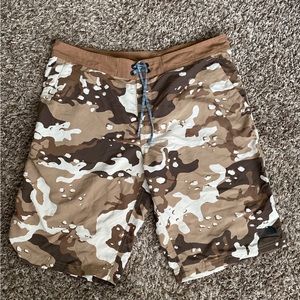 The North Face Mens Camo Shorts